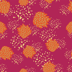Charming seamless floral pattern with a touch of vintage.