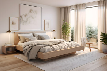  Scandinavian master bedroom