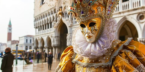 Venice Carnival. - obrazy, fototapety, plakaty
