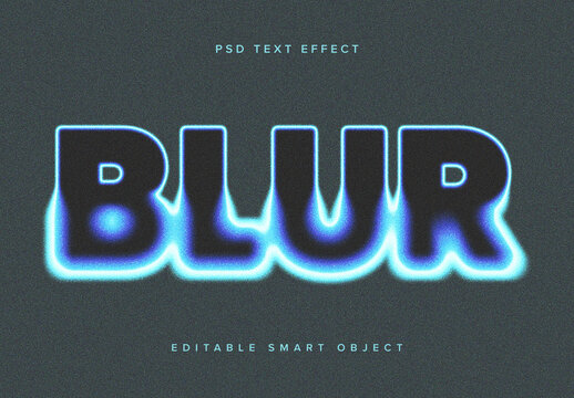 Dissolving Text Effect Mockup 