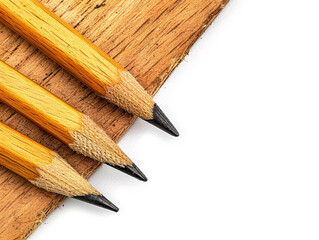 Fototapeta premium pencils on white background