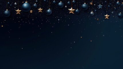 Fototapeta na wymiar Christmas ball background, Christmas and New Year holidays concept with copy space for text