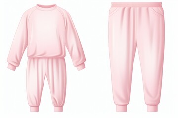 sweatsuits with a hoodie in pink - obrazy, fototapety, plakaty