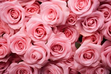 bouquet of pink roses