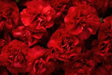 abstract background red carnations