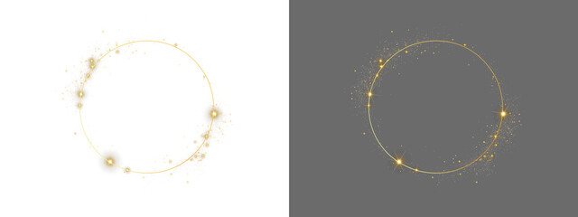 Golden ring circle, Ring with gold and glitter, Shiny round circle frame, Light luxury rings, Maternity ring png, Magic shine fairy ring,