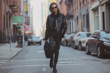 Walking The Streets, Supermodel Dons Casual Yet Stylish Streetwear