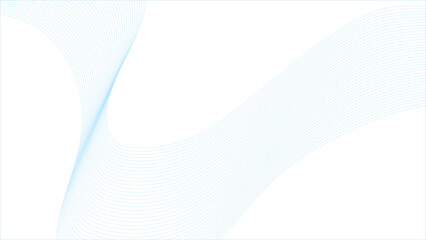 Technology abstract lines on white background. Abstract colorful sound, voice, music curved and wave lines background. Abstract volume voice technology vibrate wave and music background.	