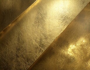 Golden background with copyspace. Textured gold metallic surface. 