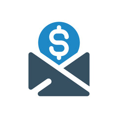 envelope icon vector illustration