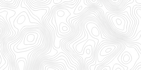 Black and white lines seamless Topographic map patterns, topography line map. Vintage outdoors style. The stylized height of the topographic map contour in lines and contours isolated on transparent.