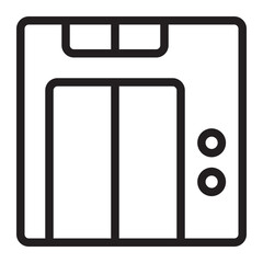 elevator line icon