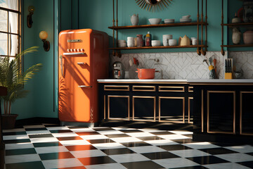 Obraz na płótnie Canvas Luxury modern kitchen
