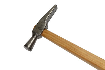 Carpenter's hammer on a white background, isolate.