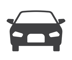 car frontal icon - vector illustration