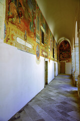 cloister inside the Basilica of Santa Caterina Galatina Italy
