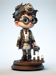 statuette steampank style