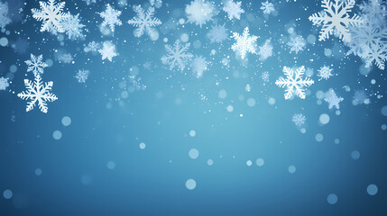 Snowflake background, snowflake border, winter holiday background, soft colors and dreamy atmosphere