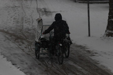 Obraz premium Snow pictures that were taken in Cologne (NRW). They look very beautiful :=)