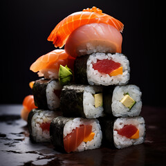Sushi Symphony: Artistic Macro Photography