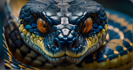 cobra snake high details background