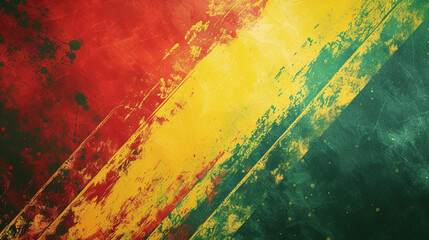 Red, yellow and green banner background. PowerPoint and Business background.