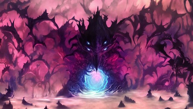 Animated Vtuber Twitch Streamer Background of the Bosses Liar