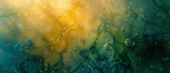 Close Up of Water Droplets on a Window