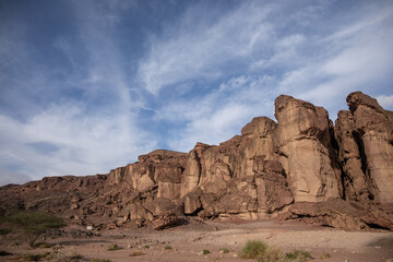 Rocks in the desert