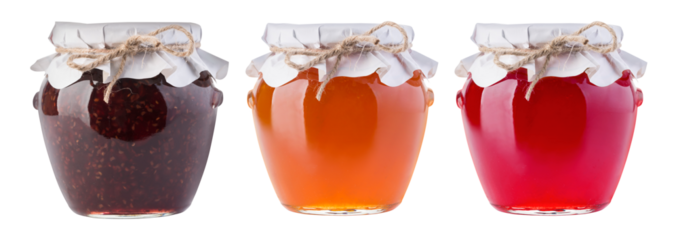 delicious jam in the pot