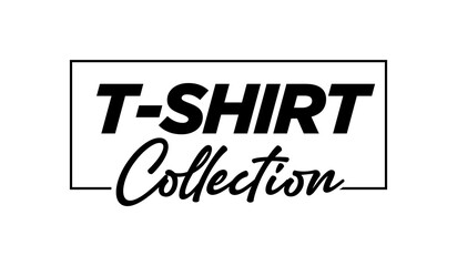 T-shirt Collection typography