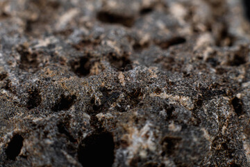 Close up of Basalt stone from Mount pico