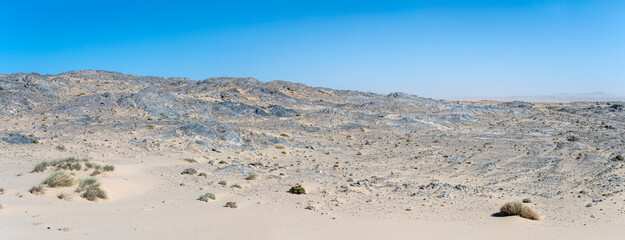 rocky barren slopes in Sperrgebiet desert, near Luderitz,  Namibia