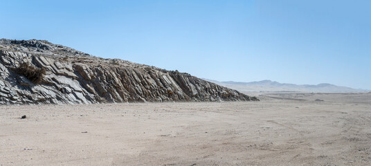 basalt hill in Sperrgebiet desert, near Kolmanskop,  Namibia