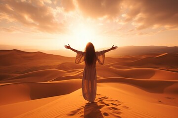 Embracing the Desert Sun - Freedom and Peace in the Sands