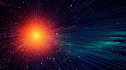 Fototapeta premium Abstract glitter lights background, blurred bokeh effect, holiday decoration background