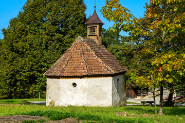 Kapelle aus Stöcken im Freilandmuseum Schwäbisch Hall-Wackershofen i