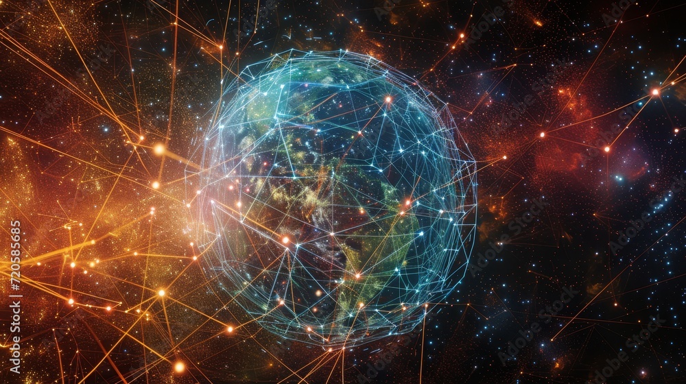 Poster interactive global interface: exploring the digital tapestry of humanity