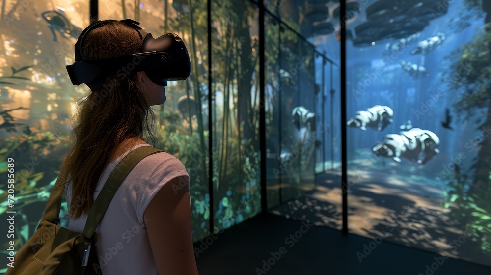 Poster interactive online interface: a gateway to virtual experiences