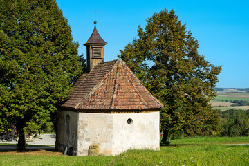 Kapelle aus Stöcken im Freilandmuseum Schwäbisch Hall-Wackershofen i