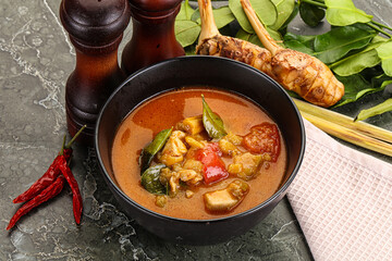 Thai traditional Tom Yum with chicken