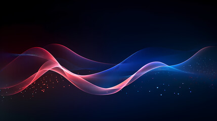 Abstract background of future network technology and network connections