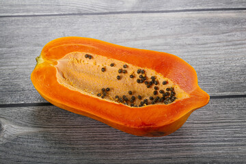 Sweet and juicy tropical papaya