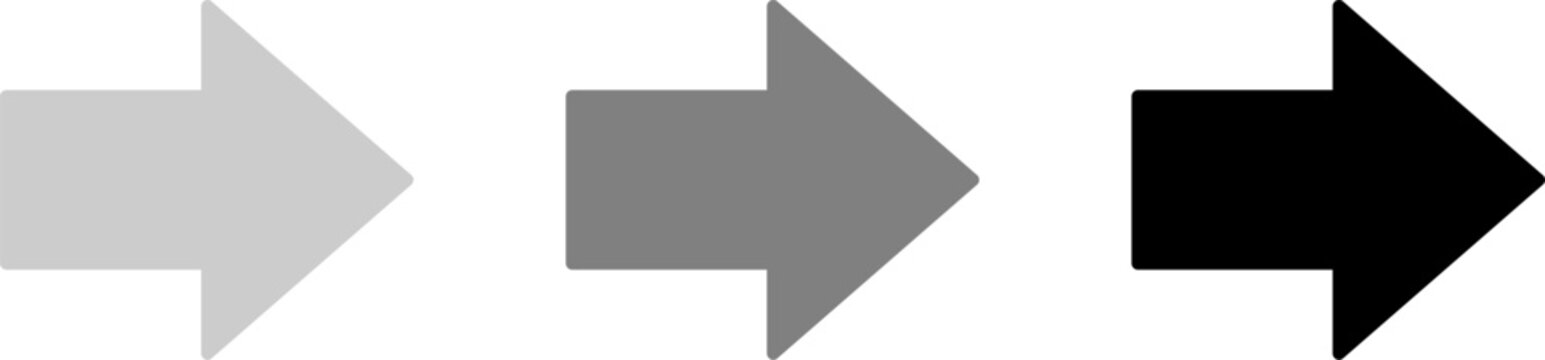 recommend clip art: One Way Only or This Way Only Forward Black and Grayscale Sign Round Floor Marking Adhesive Sticker Icon Set with Direction Arrow. Vector Image.