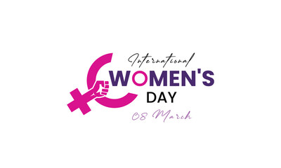 international women's day, women's day, International Women's Day vector illustration march 8, woman day logo, campaign - obrazy, fototapety, plakaty