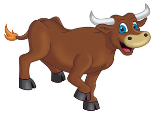 cartoon ox