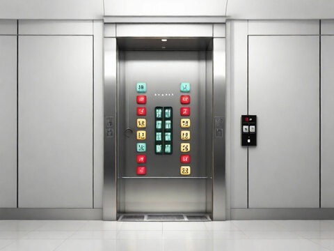 Elevator and button panel