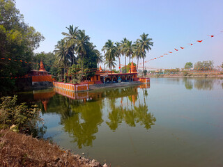 26 Jan 2024, Pune, India, Ramdara Temple that was rebuilt in 1970 by Dhundi Baba. It is devoted to...
