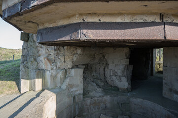 Point du Hoc German bunker from the D-Day