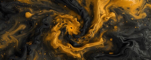 Surreal Cosmic Watercolor Banner